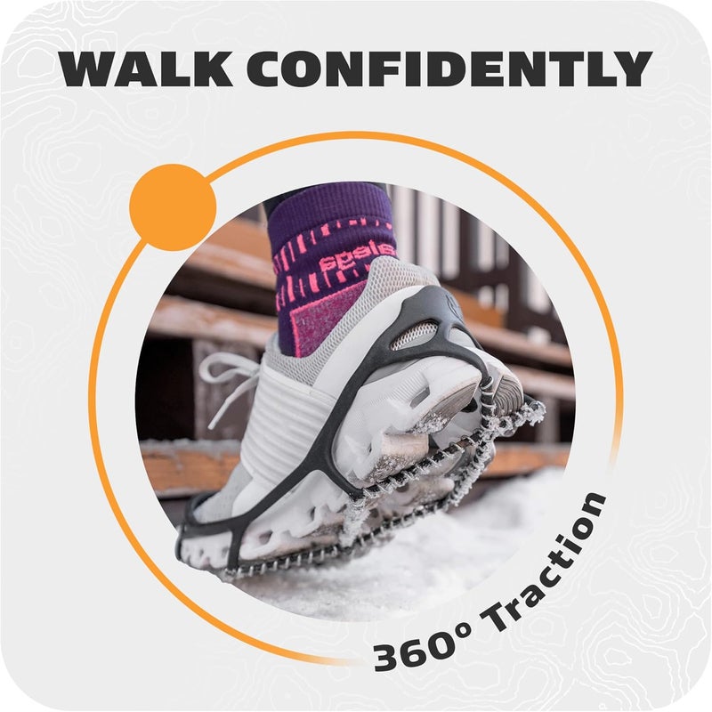 Yaktrax Walk Traction Cleats for Snow and Ice - Small Size - Image 5